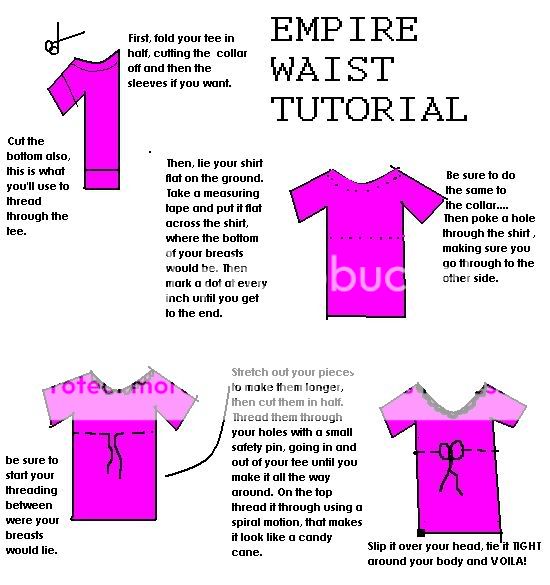 Empire Waist Tutorial: t_shirt_surgery