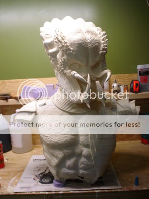[CUSTOM] WIP - Elder Predator Bust Sculpt 1:1 scale - by Milk Eldertosocast005