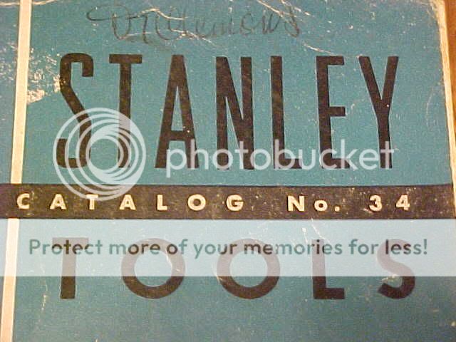 Vintage Stanley Tools Catalog 1948 Edition No.34  