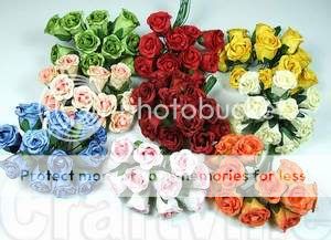 metallic plastic songket wedding butt ons rose buds stamens 