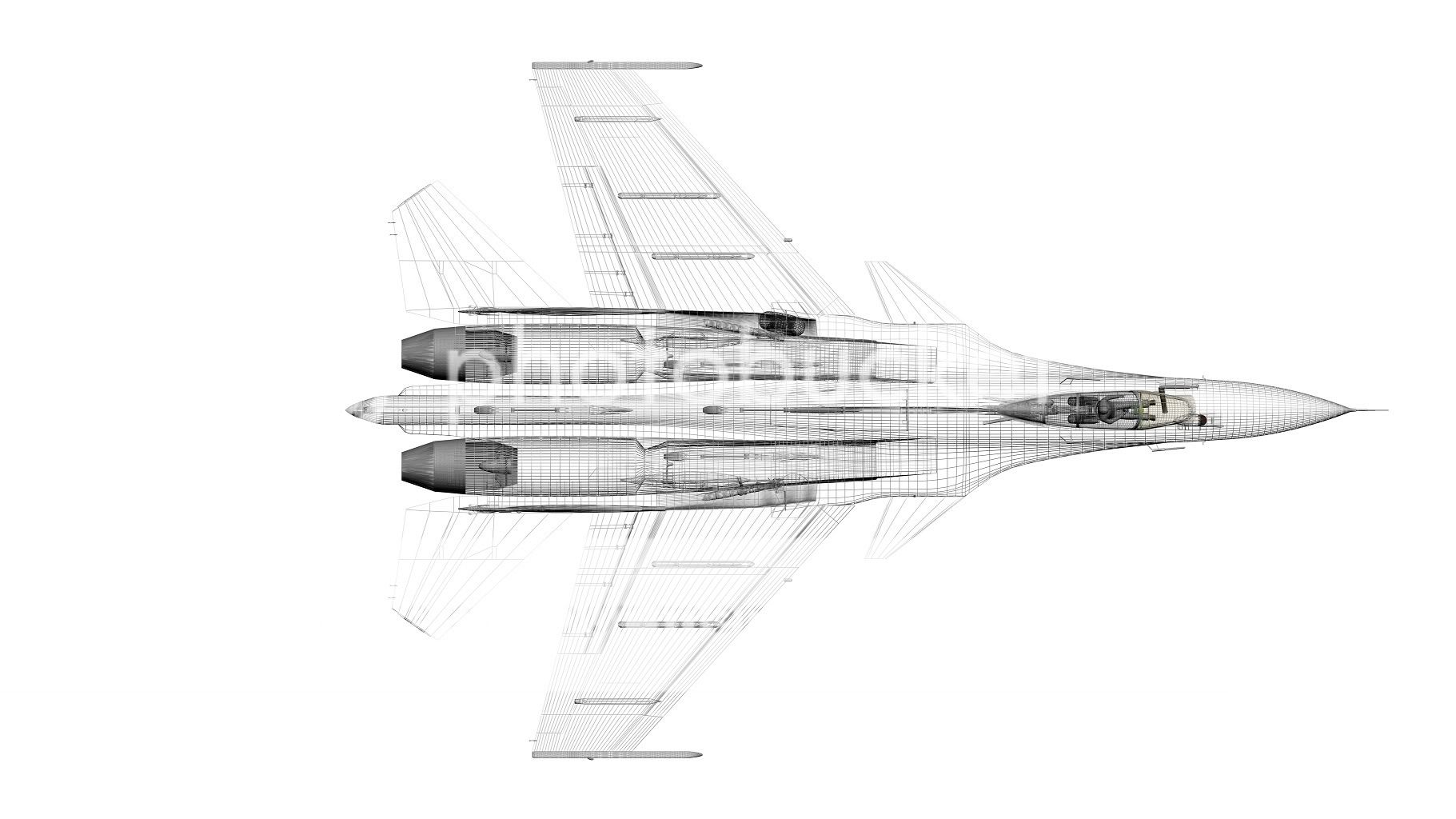 Proyecto SU-33 3D Planta