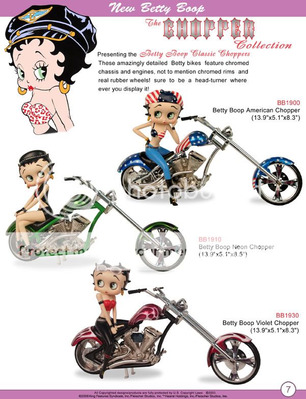 Betty Boop Chopper collection by gp designs Coppers