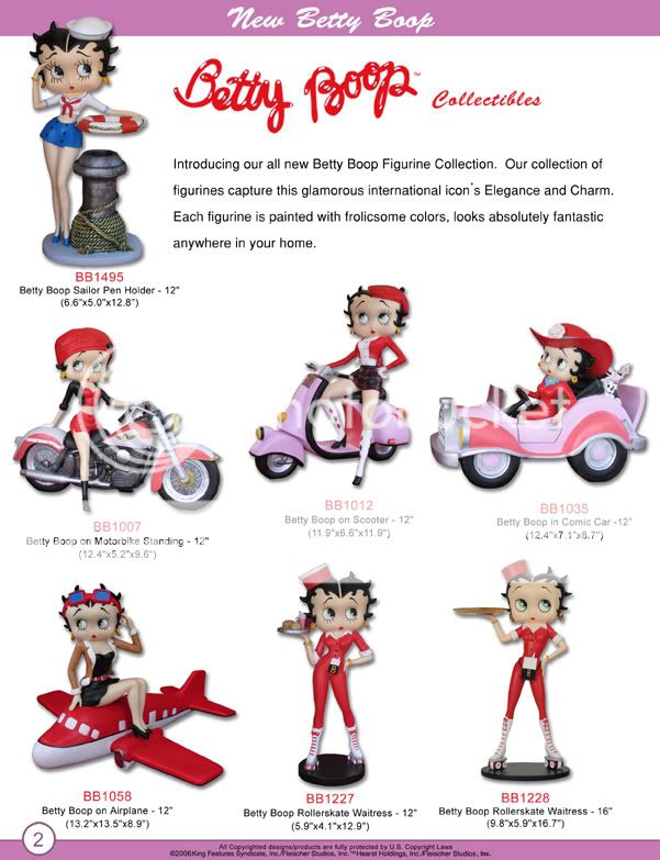 Betty Boop Figurine collection by gp designs Figurines3