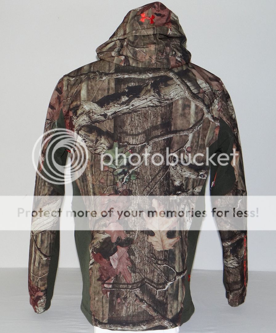 Under Armour Mossy Oak Camo Insulated Hooded Jacket Coat Mens