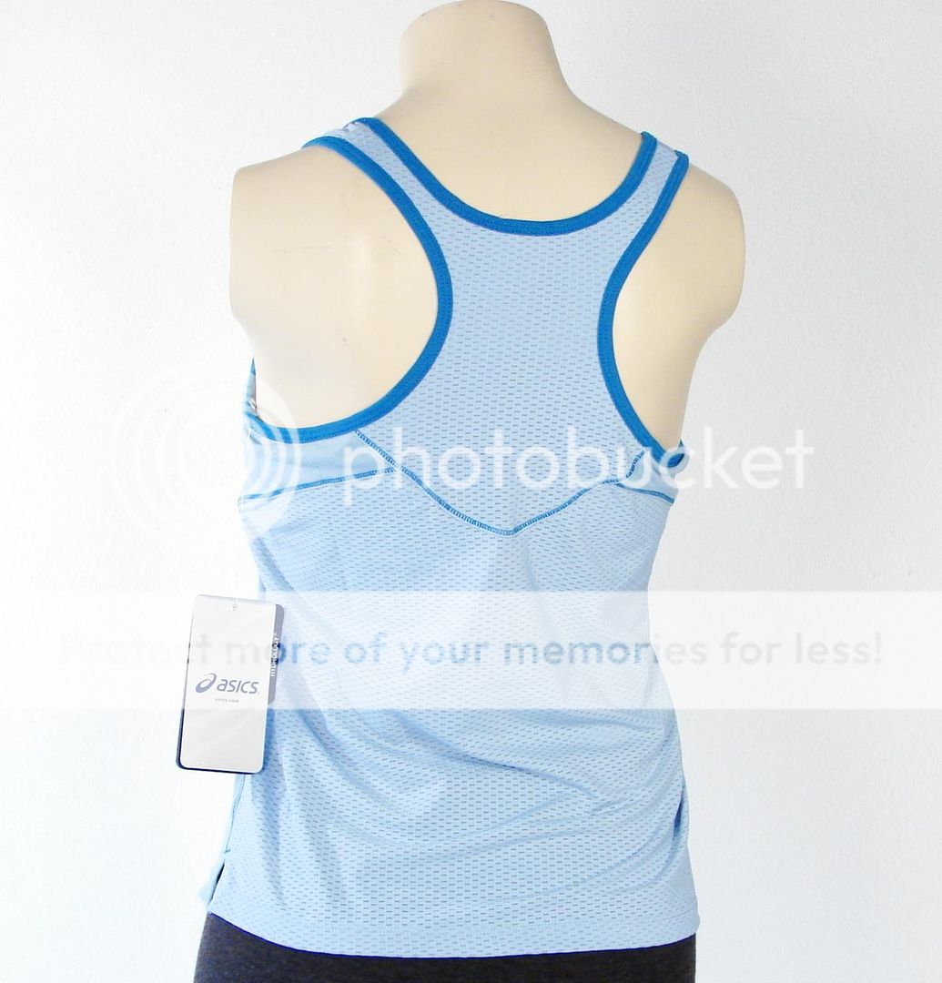 Asics Hydrology Blue Racer Back Tank Womans Small S NWT  