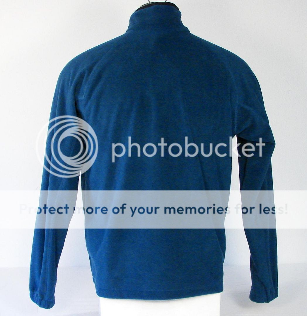 Columbia Mens Fast Trek Blue 1/2 Zip Fleece Jacket NWT  