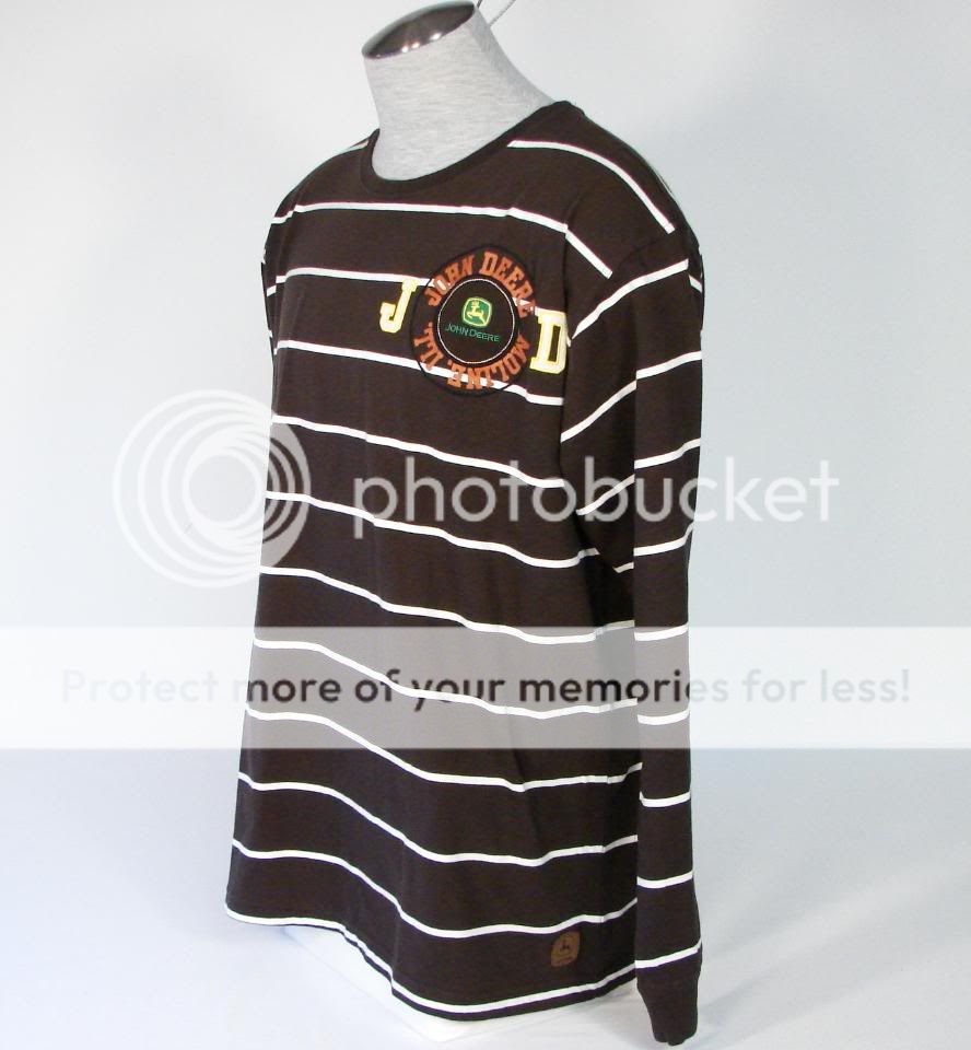 John Deere Mens Signature Long Sleeve Shirt sz XL NWT  