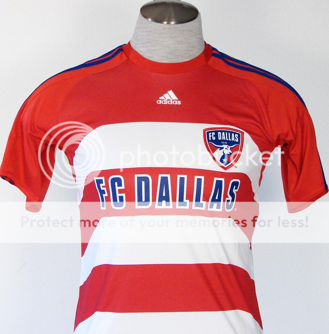 Adidas Boys Climacool FC Dallas Home Jersey Shirt NWT  