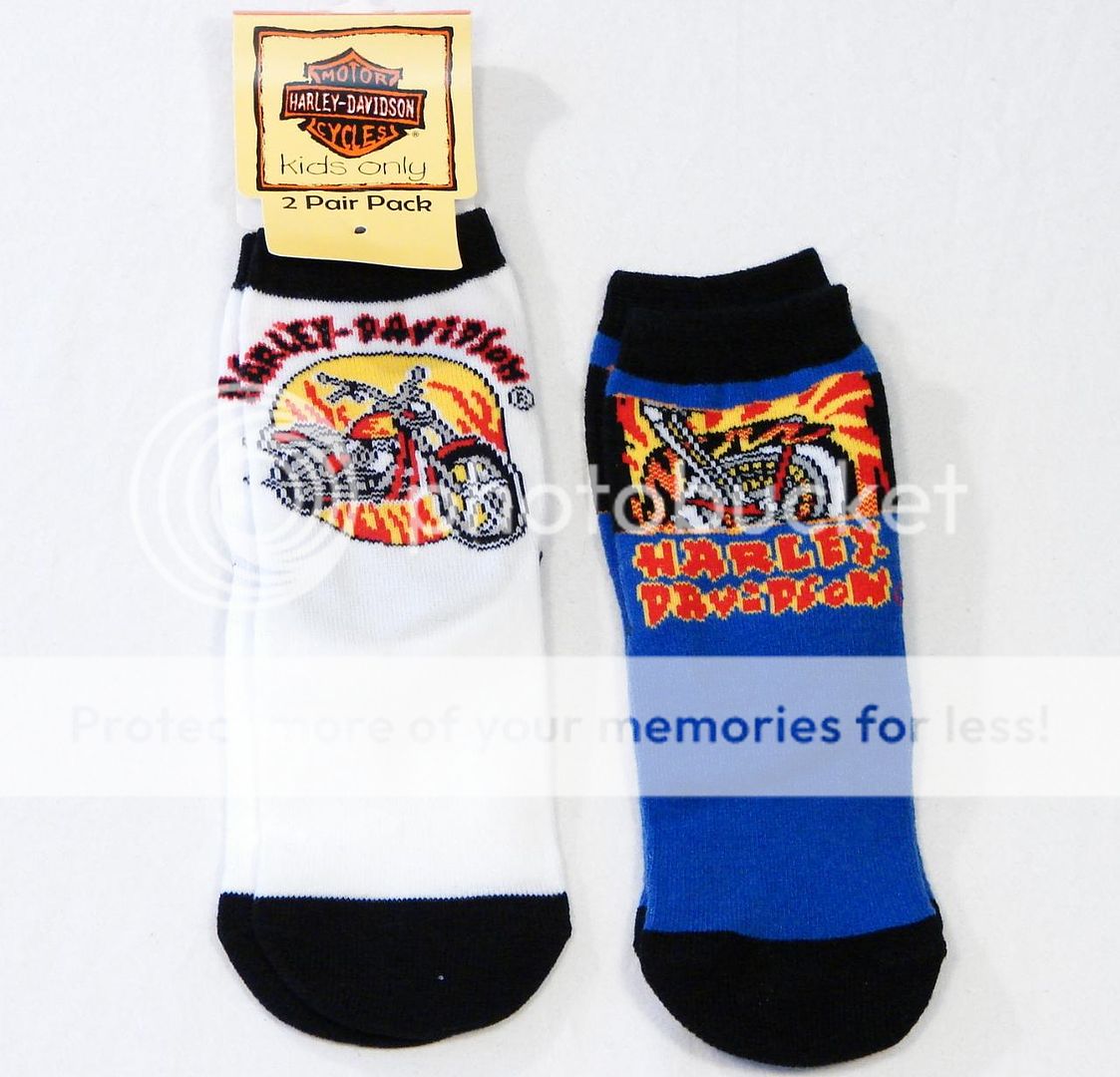 harley davidson crew socks 2 pair package