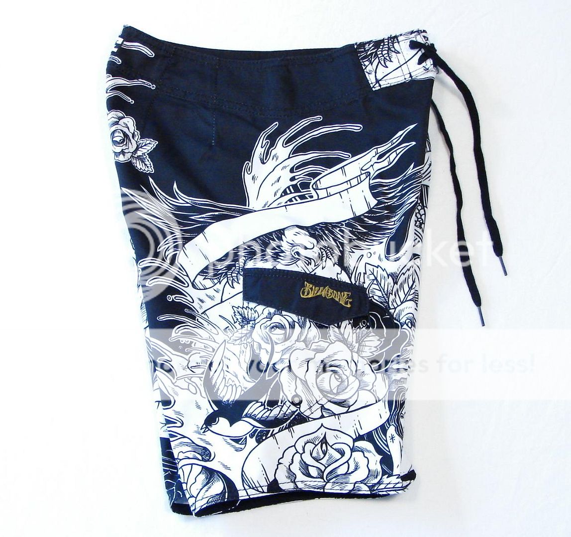 Billabong Mermaid Skull Board Shorts Swim Trunks NWT  