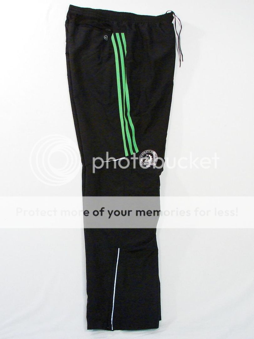 Adidas ClimaProof 115th Boston Marathon 2011 Wind Track Pants Mens Large L