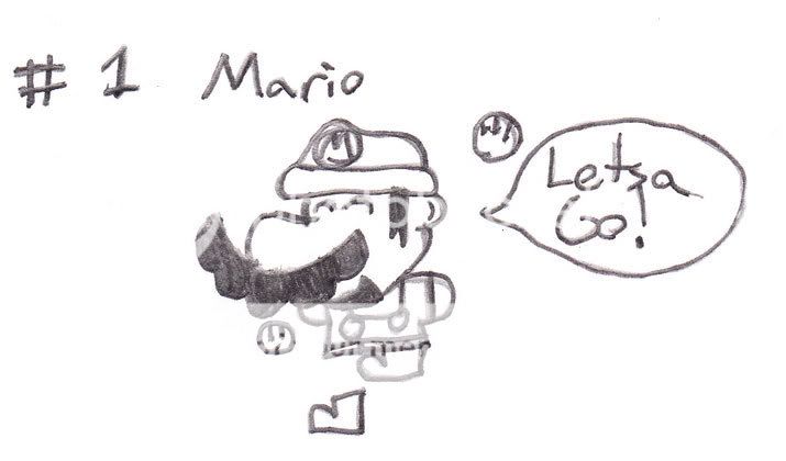 super smash bros. WTF. characters 1-6. Mario