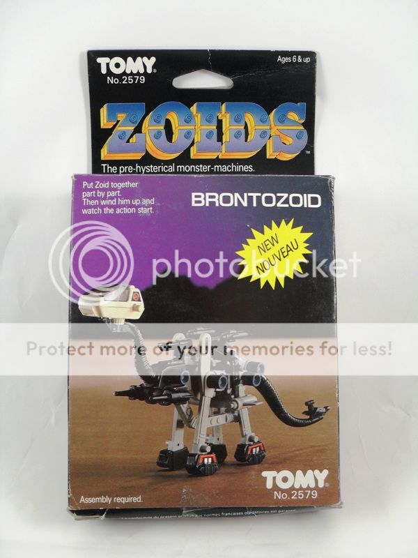 Vintage 1980s Tomy Zoids OER Brontozoid NMIB Robostrux  