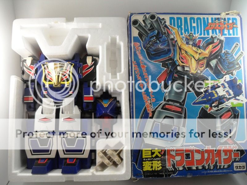 Very Rare 1990 Takara Japan Brave DX Dragon Kizer In Box from the 1990