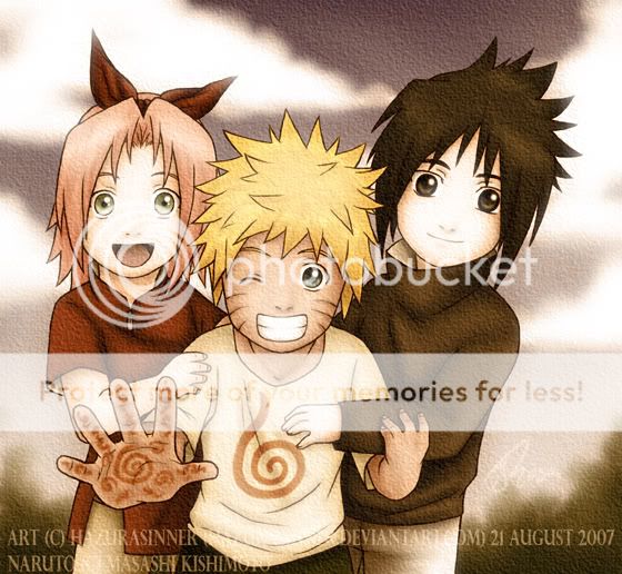 Anime Member Card -> ai thik thì cứ đăng kí nha ! Naruto__Young_Team_7_by_HazuraSinne