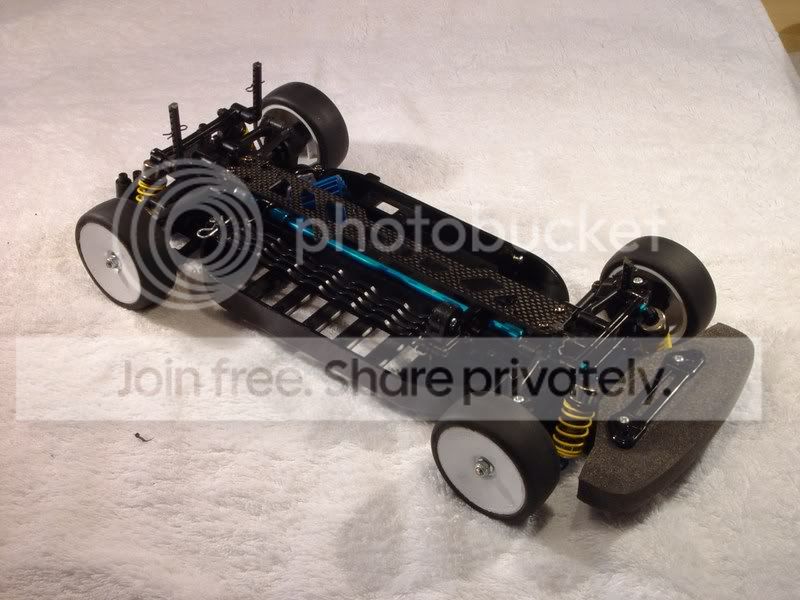 For sale, Tamiya TA05 and TT01: Rolling chassis of blue hopped-up ...