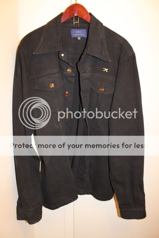 John Richmond Destroy Denim Jacket Size XL  