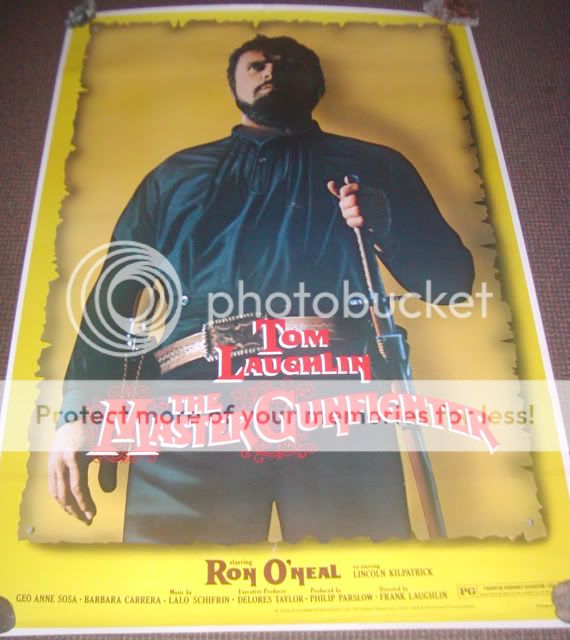 40 x 60 Original 1975 Western Movie Poster MASTER GUNFIGHTER  