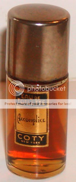 Vintage Coty ACCOMPLICE Perfume 1 oz  