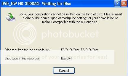 Problems Burning Dvd R Dl 8 5gb Disc With Nero Videohelp Forum