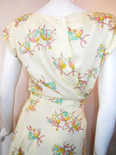 Dorothea's Closet Vintage Dress SWirl Dress 40s Dress Vintage Wrap ...