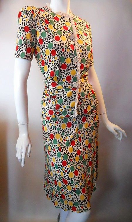 Dorothea's Closet Vintage Dress 40s Dress