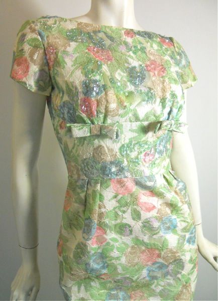 Dorothea's Closet Vintage Dress 60s Dress Mardi Gras Romney
