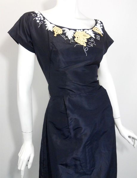 Dorothea's Closet Vintage Dress 50s Dress Beaded Dress