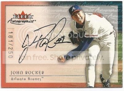 Card of the Day: John Rocker 2001 Fleer Autographics | Sports Card Info