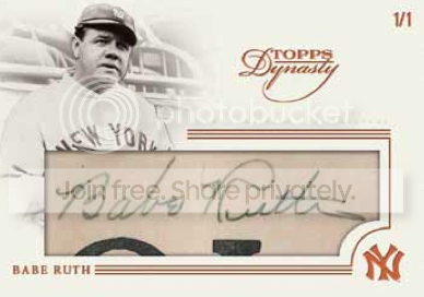 Card of the Day: Babe Ruth 2014 Topps Dynasty Cut Signature 1/1 ...