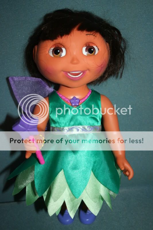 Fisher-Price Dora the Explorer: Fairy Wishes Dora Toy Doll holding wand ...