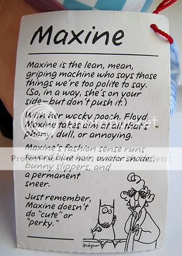   MAXINE Cartoon Figural Face Ceramic Gift Coffee Mug Cup Shoebox  