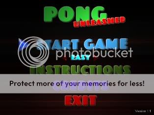 Pong Unleashed PongUnleashedTitleScreen