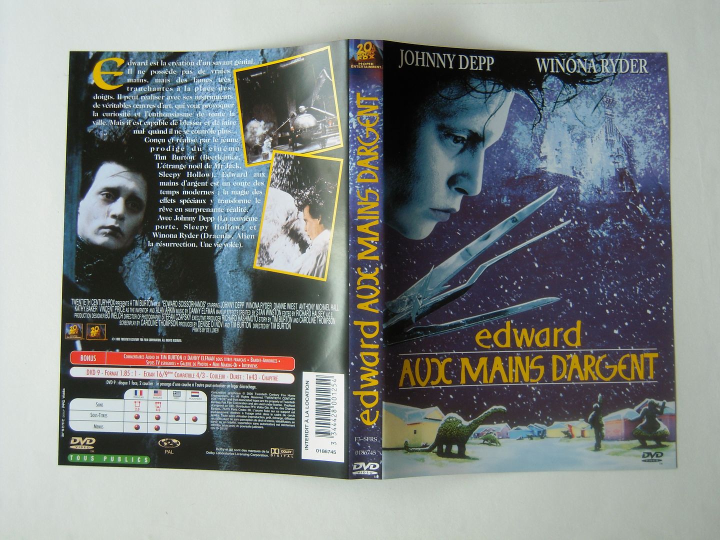 Edward aux mains d'argents - DVD/Bluray DSCN2165