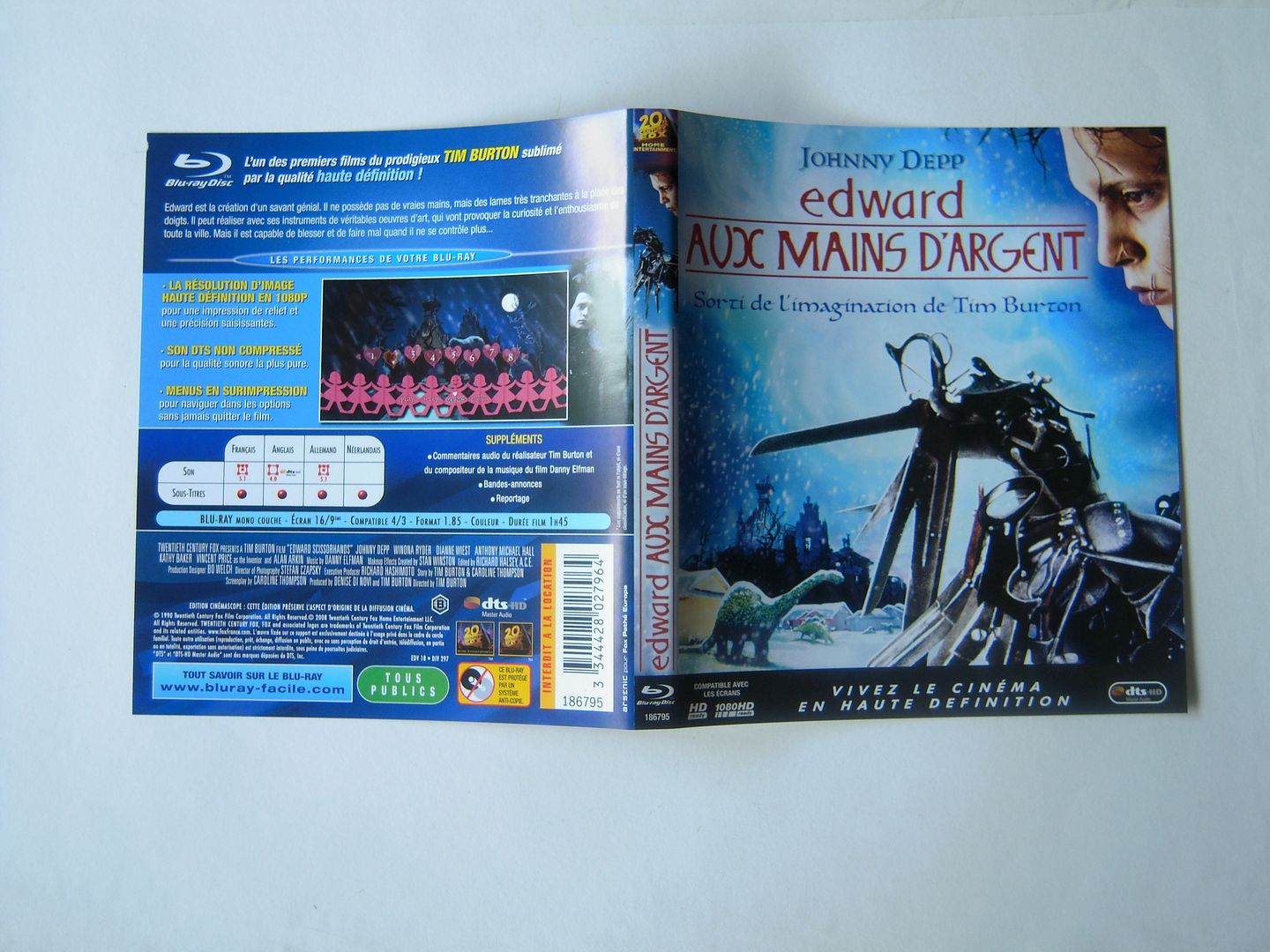 Edward aux mains d'argents - DVD/Bluray DSCN2187