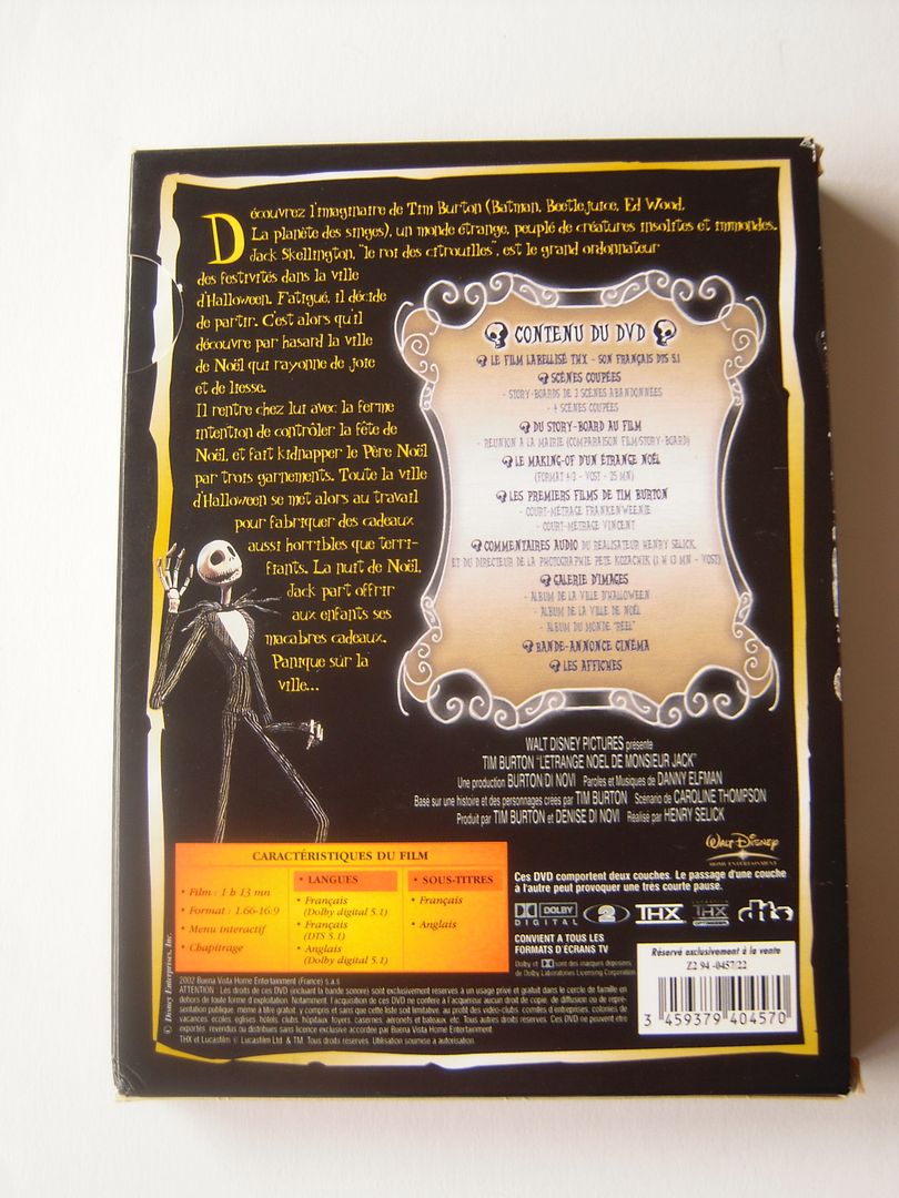 L'Etrange Noel de Monsieur Jack - DVD/Bluray DSCN2208