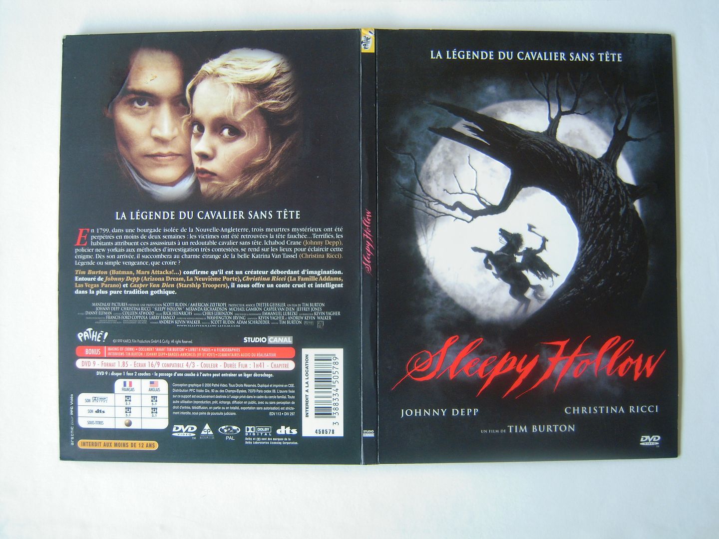 Sleepy Hollow - DVD/Bluray DSCN2301