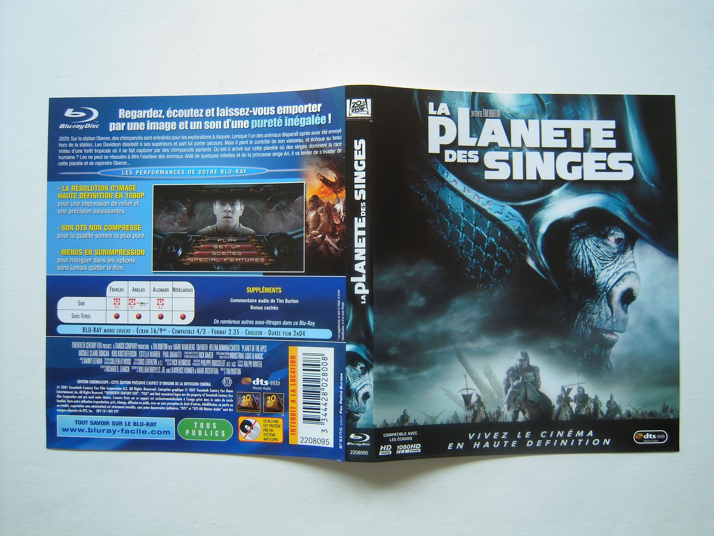 La Planète des Singes - DVD/Bluray DSCN2345