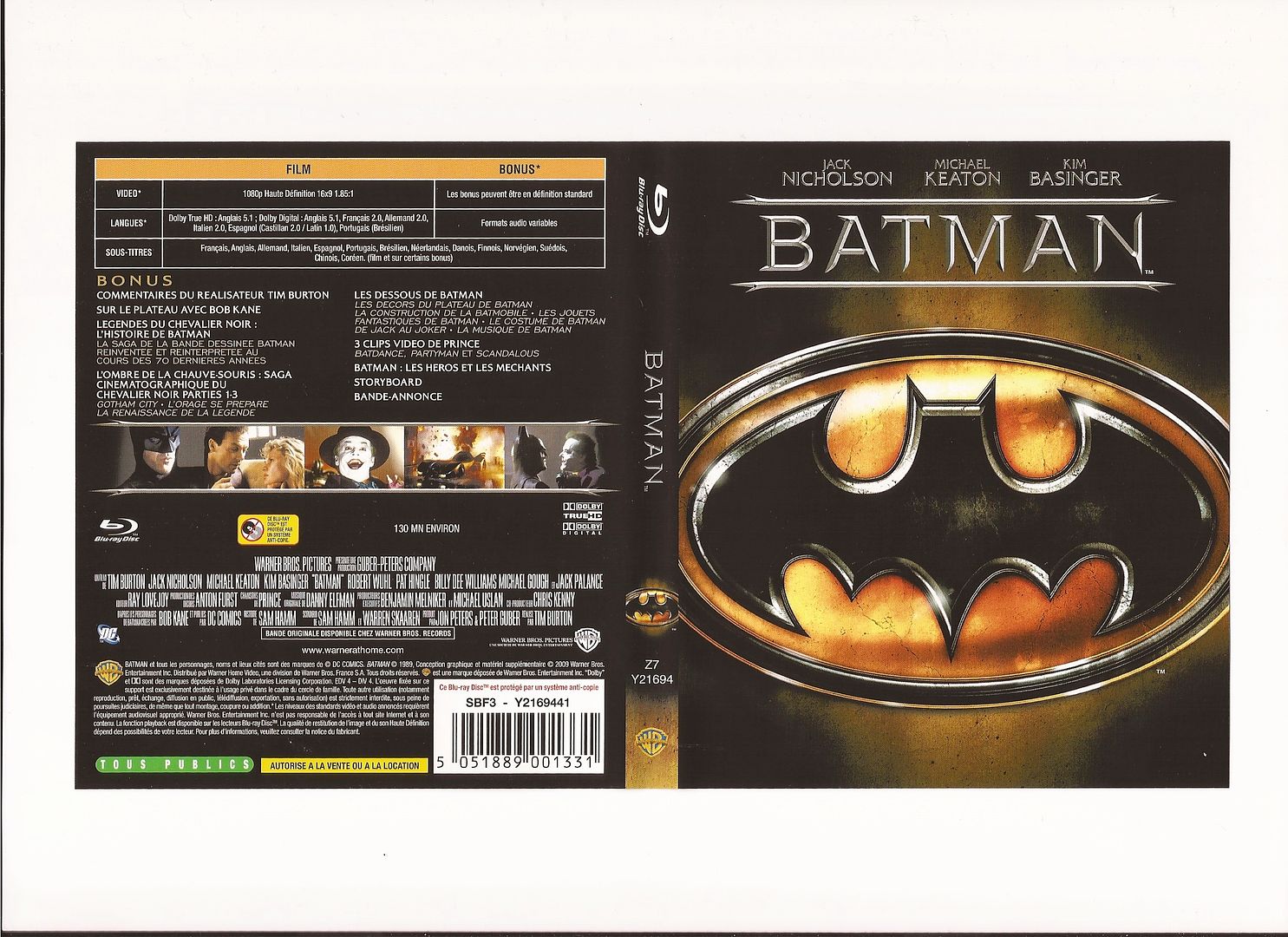 Batman - DVD/Bluray Batman3