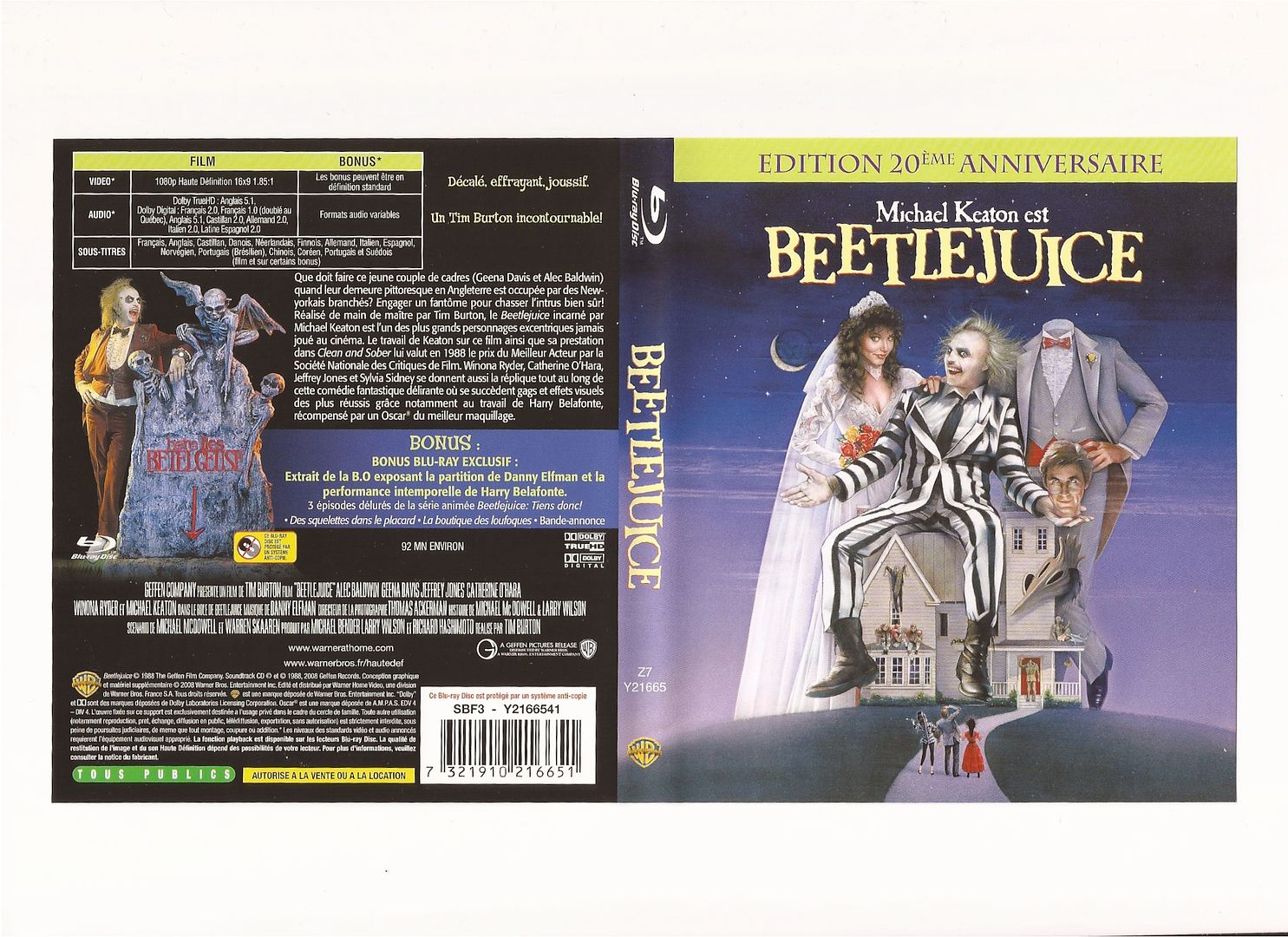 Beetlejuice - DVD/Bluray Beete