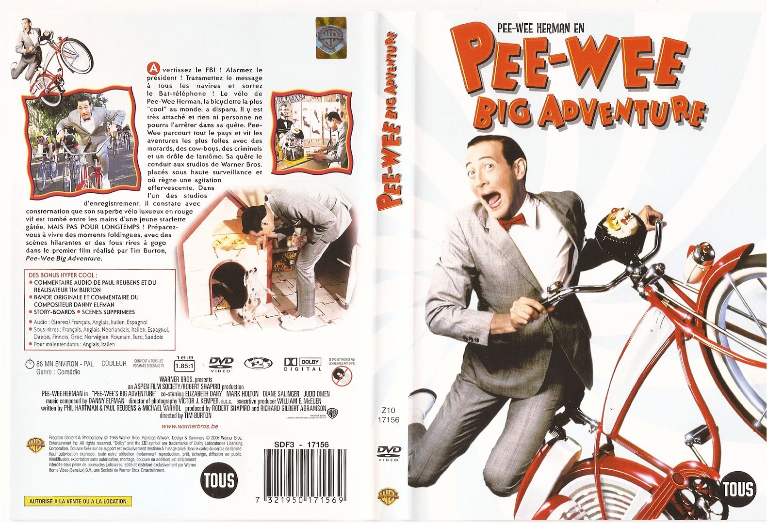 Pee-Wee's Big Adventure - DVD/Bluray Peewee1