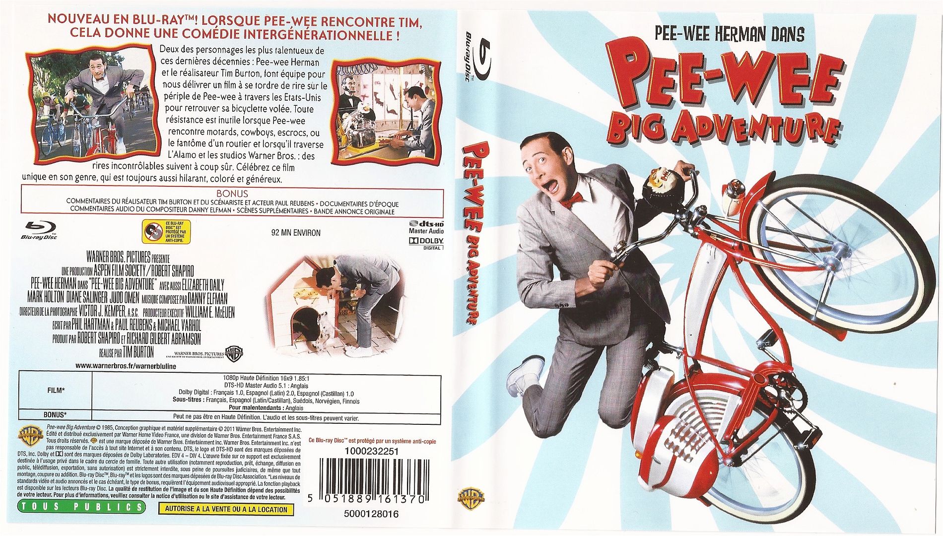 Pee-Wee's Big Adventure - DVD/Bluray Peewee3