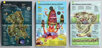 composition with section of double page of Mundo Estranho, from mundoestranho.abril.com.br/