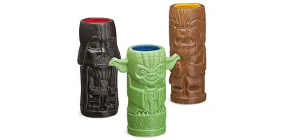 composition with section of photo of product Star Wars Geeki Tikis by Think Geek from www.thinkgeek.com