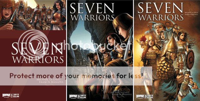 Marvel or DC? 7Warriors-covers