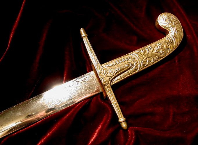 ORNATE Rare LANDMARK SHRINERS Antique MASONIC SWORD Epic M C Lilley ...