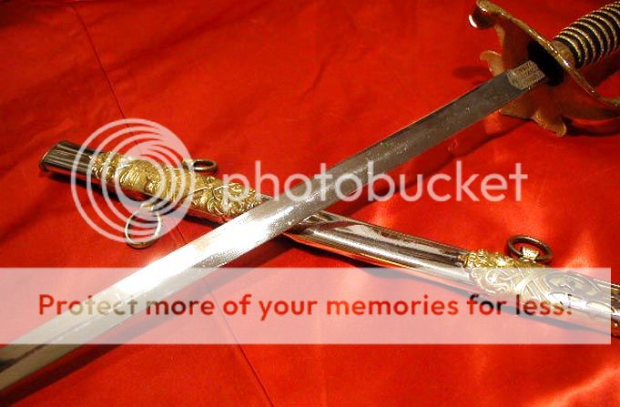 BEAUTIFUL GOLD PLATED ORNATE Antique ODD FELLOWS SWORD High Quality 