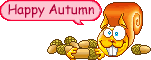 Autumn-Fall Smileys by Su Squirrel_2_text