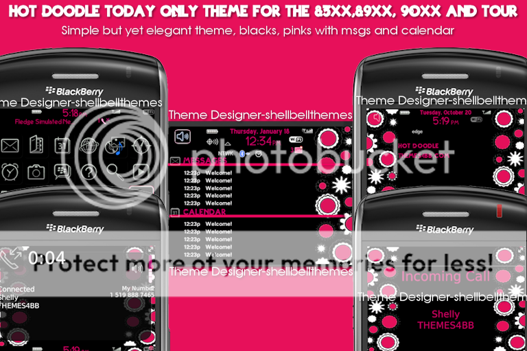 Hot Doodle Today ONLY theme 9000 HotDoodleSample