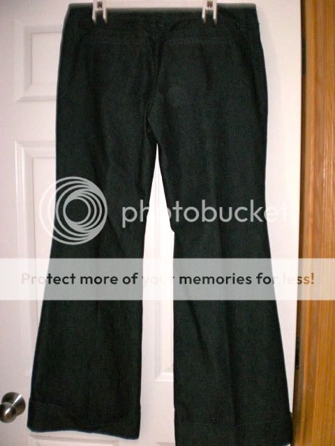 Dark WHITE HOUSE BLACK MARKET Noir $148 TROUSER Jeans Bootcut 10 14 12 